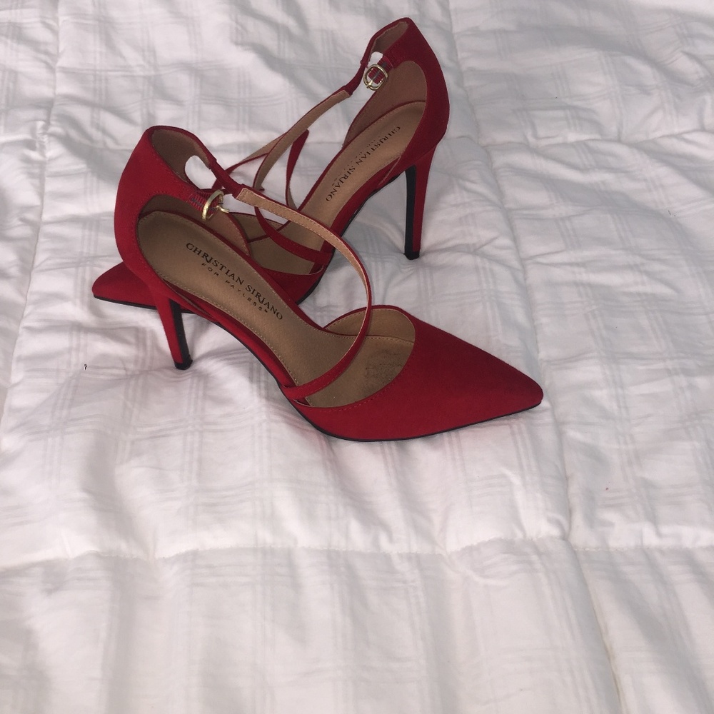 Strappy Red Heels